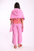 Pants in cashmere blend with elastic waistband
